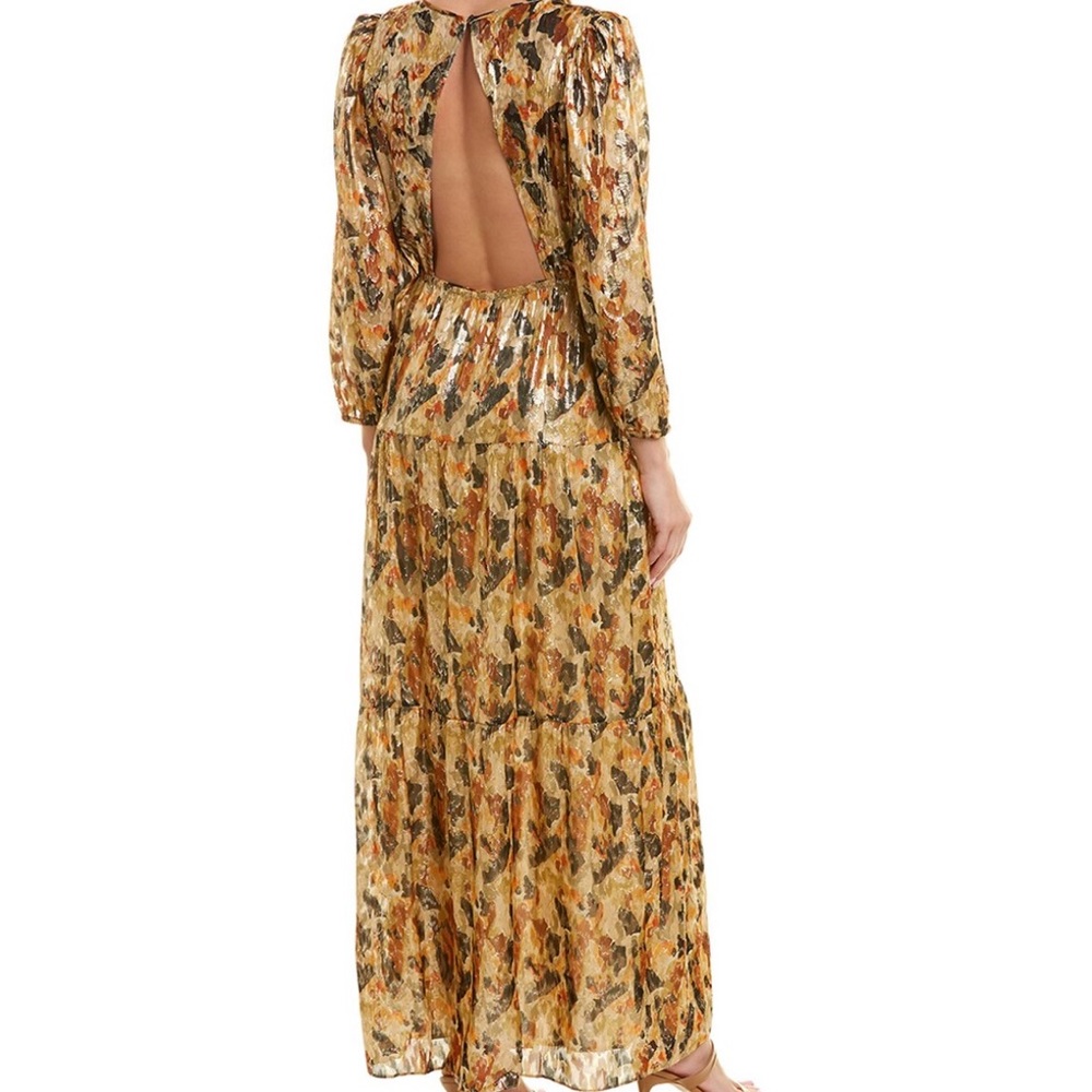 BA&SH Gullian Silk-Blend Maxi Dress